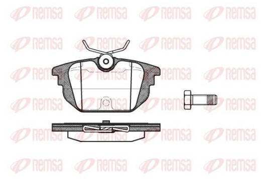 Bremseklosser REMSA 0692.00 Bremseklosser REMSA 0692.00