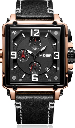 Megir Fortress Rose Gold Black