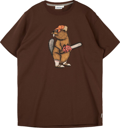 Lakor Lazy Lumber T shirt Brun XXXL