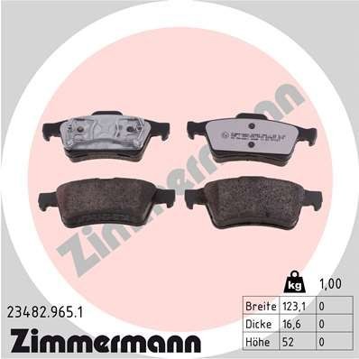 Bremseklosser ZIMMERMANN 23482.965.1