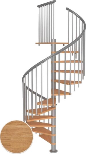 Spiraltrapp Dolle Montréal Eik Oljet Classic 4