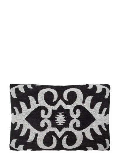 house doctor Cushion Cover, Hdamici, Black, Off-White - Black - ONE SIZE house doctor Cushion Cover, Hdamici, Black, Off-White - Black - ONE SIZE