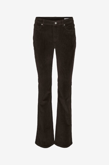 Vero Moda   Manchester bukser vmFlash MR Flared Corduroy   Brun