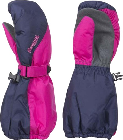 Bergans Vetlebotn Kids Mitten 7550 Hot Pink/Navy 1 2 Bergans Vetlebotn Kids Mitten 7550 Hot Pink/Navy 1 2
