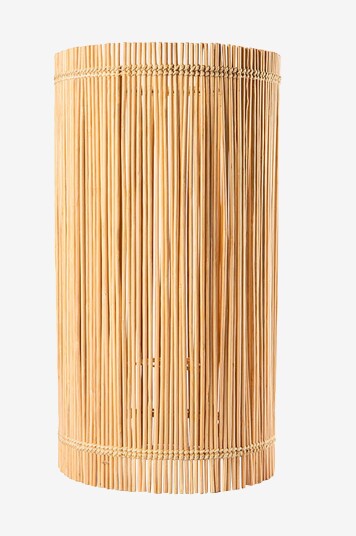 HKliving Lampeskjerm Bamboo 22 cm Gul HKliving Lampeskjerm Bamboo 22 cm Gul