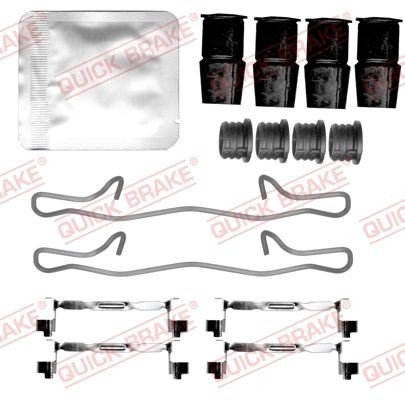 Tilbehørsett, skivebremse belegg QUICK BRAKE 109-0197