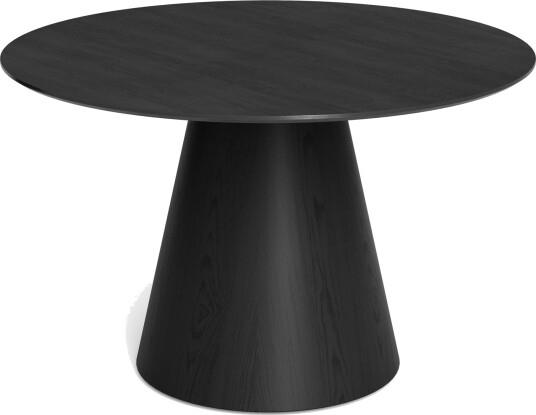 Siena Rundt Spisebord 130 cm Finer - Svart