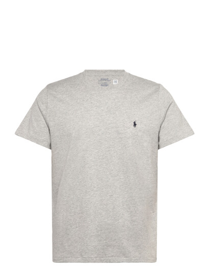 Ralph Lauren Polo Bci Liquid Cotton Sle Top Grey M