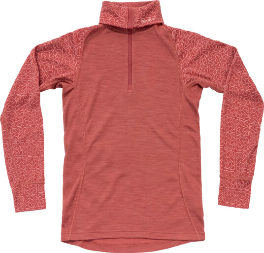 Devold Women's Duo Active Merino 205 Zip Neck Marsala S