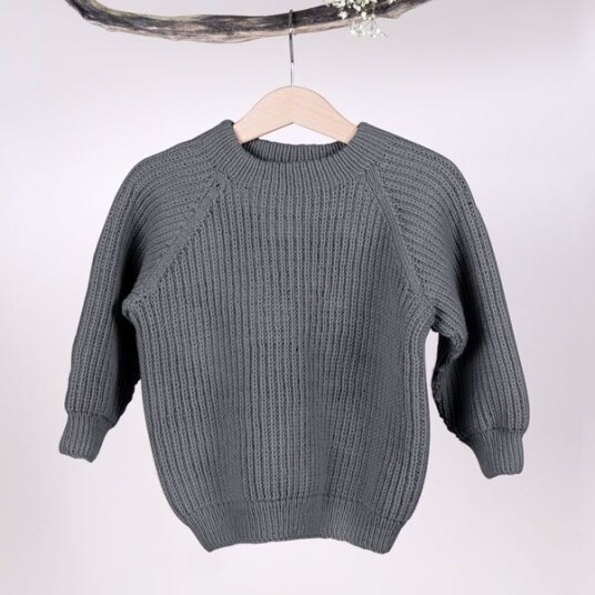 Bluum Strikkegenser Noah garnpakke i Soft Merino Ull