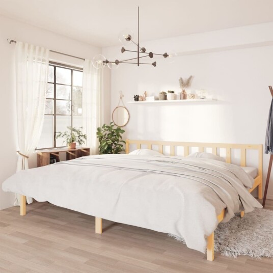 vidaXL Sengeramme heltre furu 180x200 cm 6FT Super King