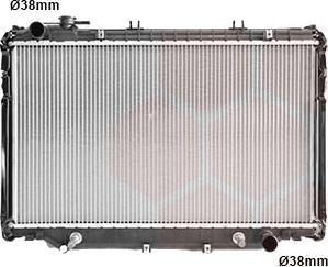 VAN WEZEL 53002222 Radiator motorkjøling