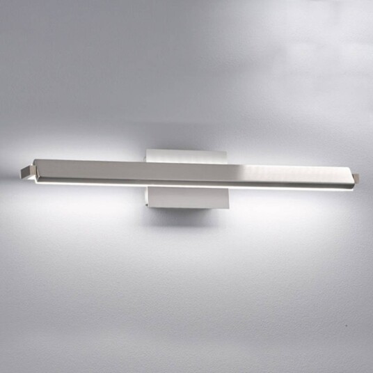 FISCHER & HONSEL LED-vegglampe Pare TW, dimbar, Aluminium / grå / sink, Stue / spisestue, Metall, Moderne