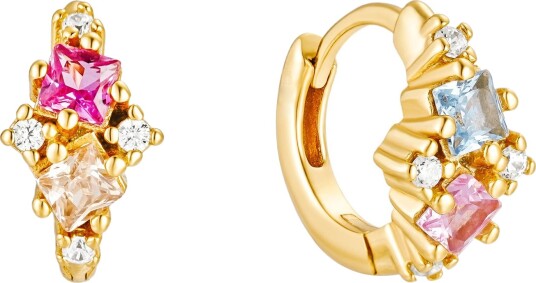 So Cute Huggie Hoops Gold
