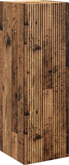 Vegghengt Badskap Gammelt tre 33 x 34,5 x 100 cm Konstruert tre Vegghengt Badskap Gammelt tre 33 x 34,5 x 100 cm Konstruert tre