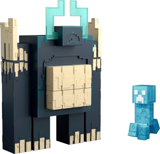 Minecraft Dungeons II Twisted Warden Figur med Lys og Lyd 150639 Minecraft Dungeons II Twisted Warden Figur med Lys og Lyd 150639