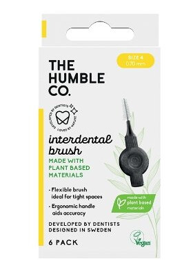 Humble Interdental Brush  size 4   gul
