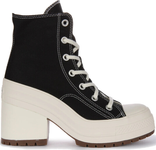 Converse Dame Sko Svart 36 EU,