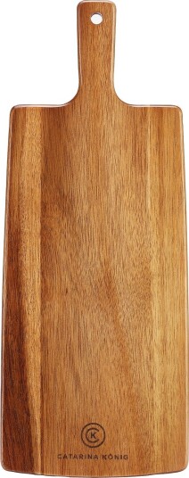 Catarina König Skjærebrett med håndtak 48 cm Brun
