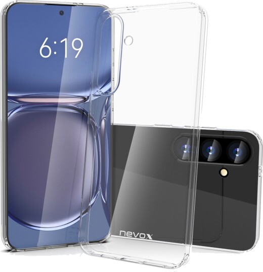 Nevox StyleShell Flex Deksel for Samsung Galaxy S25 Gjennomsiktig