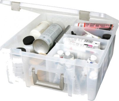 ArtBin Super Satchel Plastboks for tilbehør Transparent 37,5x36x16cm