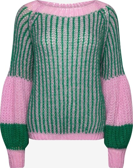 Noella Liana Knit Sweater GREEN BUBBLEGUM XS/S Noella Liana Knit Sweater GREEN BUBBLEGUM XS/S