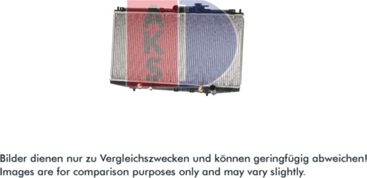 AKS DASIS 100028N Radiator motorkjøling
