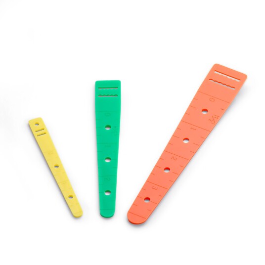 Strikk- og båndtreer 3 stk 6 , 12 , 18 mm Strikk- og båndtreer 3 stk 6 , 12 , 18 mm