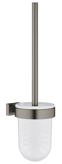 GROHE ESSENTIALS CUBE TOALETTBØRSTE SETT BØRSTET HARD GRAPHITE