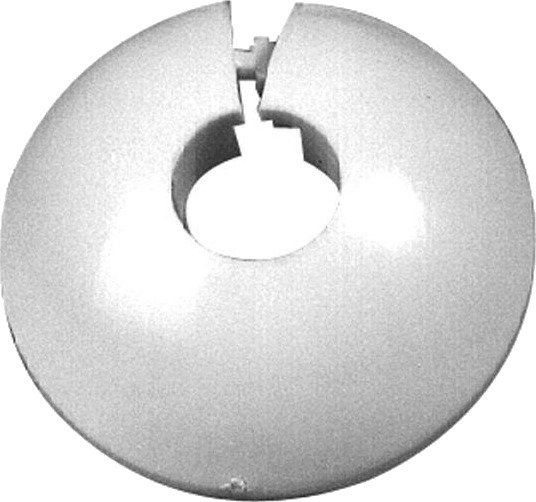 Faluplast 53600 Dekkplate Skålformet, Låsbar, Hvit For Rør Dy. 15 mm