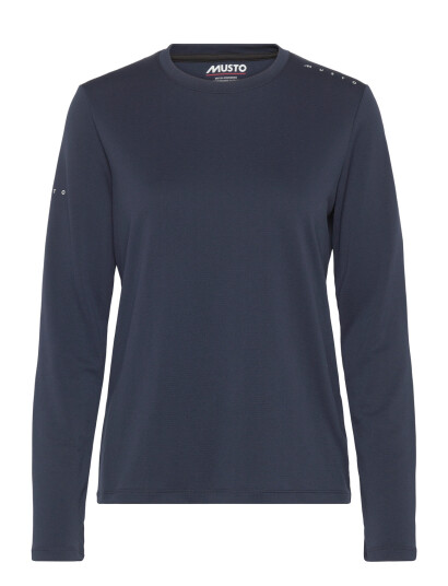 Musto W Evo Crew Sunblock Ls Tee Navy XS Musto W Evo Crew Sunblock Ls Tee Navy XS