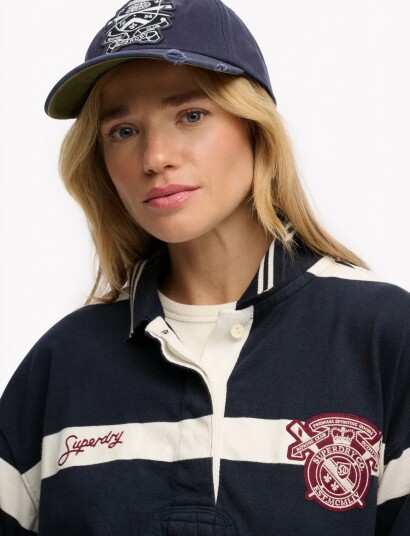 Superdry Vintage Crest Baseball Cap Navy ONE SIZE Superdry Vintage Crest Baseball Cap Navy ONE SIZE