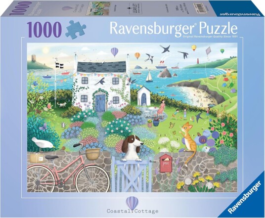 Puslespill 1000 Kysthytte Ravensburger Puslespill 1000 Kysthytte Ravensburger