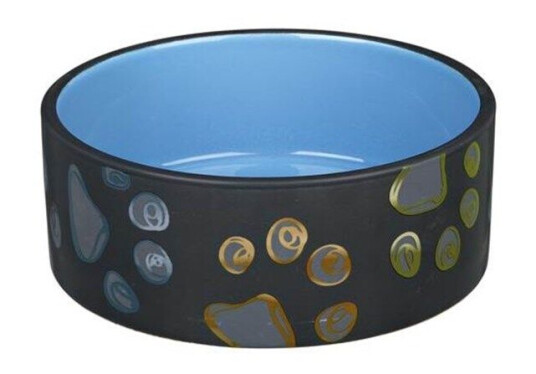 Trixie Jimmy Ceramic Bowl 0.75 L/ 15 cm Assorted Colours Trixie Jimmy Ceramic Bowl 0.75 L/ 15 cm Assorted Colours