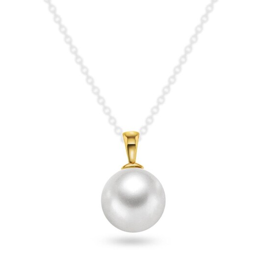 Pan Jewelry Anheng i 585 gult gull med ferskvannsperle Pan Jewelry Anheng i 585 gult gull med ferskvannsperle