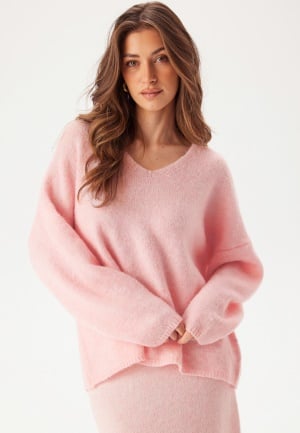 Pieces Pcpam Ls V-neck Oversize Knit Pink-a-boo XL Pieces Pcpam Ls V-neck Oversize Knit Pink-a-boo XL