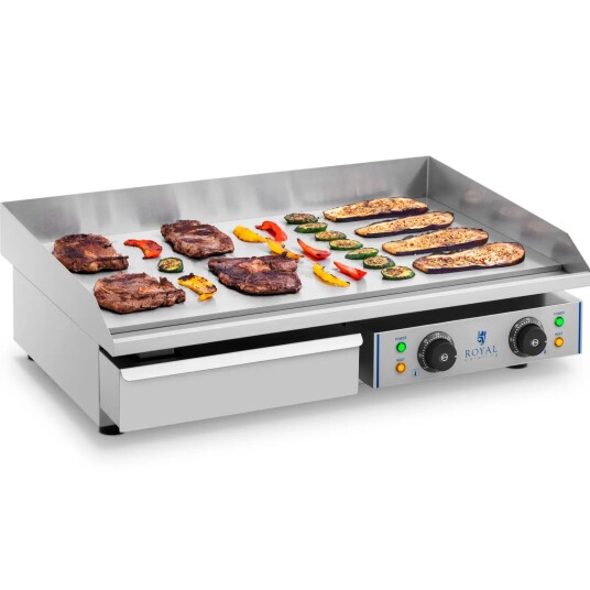 Royal Catering Elektriskt stekebord 72.5 cm glatt 2 x 2.200 W 10010251 Royal Catering Elektriskt stekebord 72.5 cm glatt 2 x 2.200 W 10010251