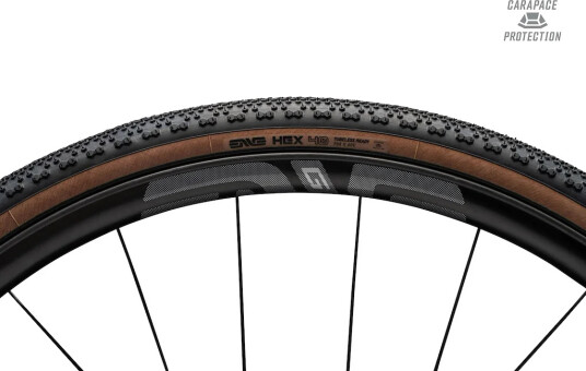 ENVE HEX TLR carapace foldedekk gravel 700x48mm tan ENVE HEX TLR carapace foldedekk gravel 700x48mm tan
