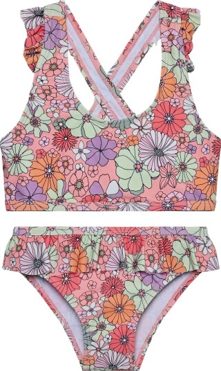Color Kids Bikini W. Short Skirt Aop   Multi/patterned   116