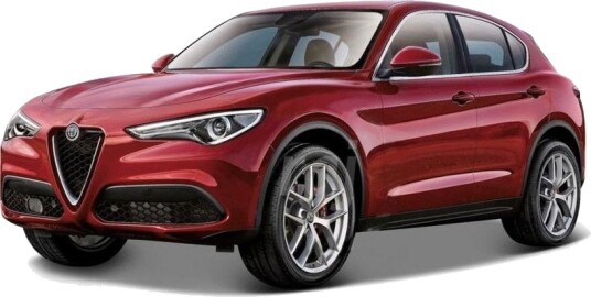 Bburago Alfa Romeo Stelvio Modellbil 1:24 Blå