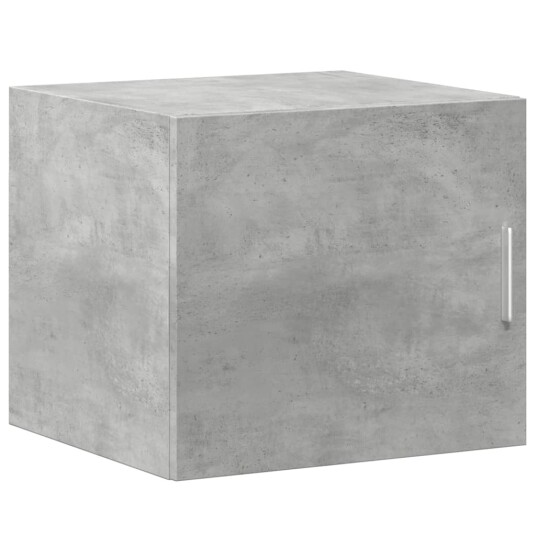Smalt oppbevaringsskap betonggrå 45x42,5x225 cm konstruert tre 8721102653797
