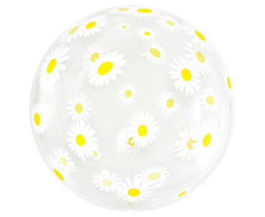 Bubble Bobo transparent ballong med blomster 46-51cm /20inch