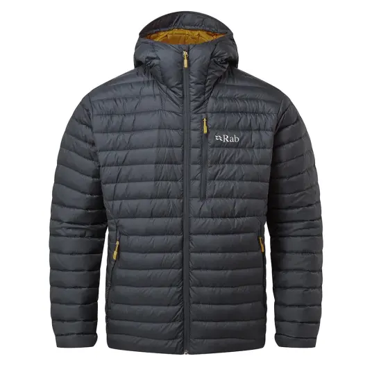 Rab Men's Microlight Alpine Down Jacket XL, Beluga Rab Men's Microlight Alpine Down Jacket XL, Beluga