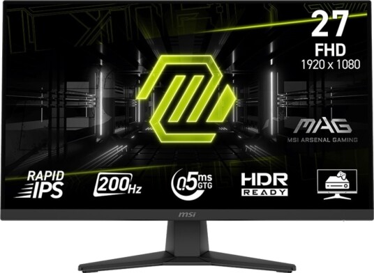 MSI MAG 272F 27" Gaming Monitor 1920x1080 200Hz IPS med FreeSync MSI MAG 272F 27" Gaming Monitor 1920x1080 200Hz IPS med FreeSync