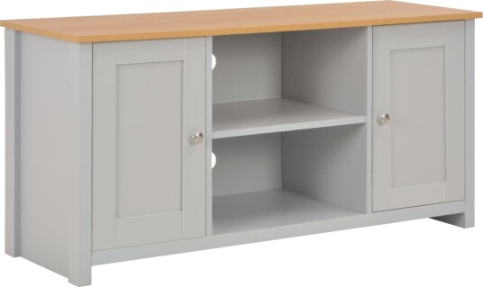 vidaXL TV benk grå 120x39x58 cm