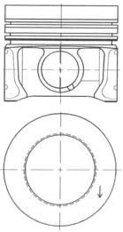 Stempel KOLBENSCHMIDT 41095600