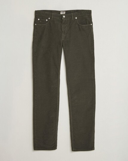 Morris James Cord 5 Pocket Pants Olive
