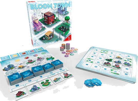 Bloom Town Brettspill – Engelsk