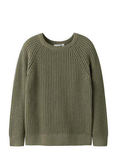 Name It Nkmvolly Ls Knit Khaki green 122 128 Name It Nkmvolly Ls Knit Khaki green 122 128