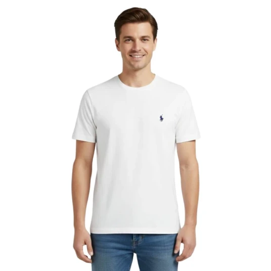 Ralph Lauren Polo Bci Liquid Cotton Sle Top White L